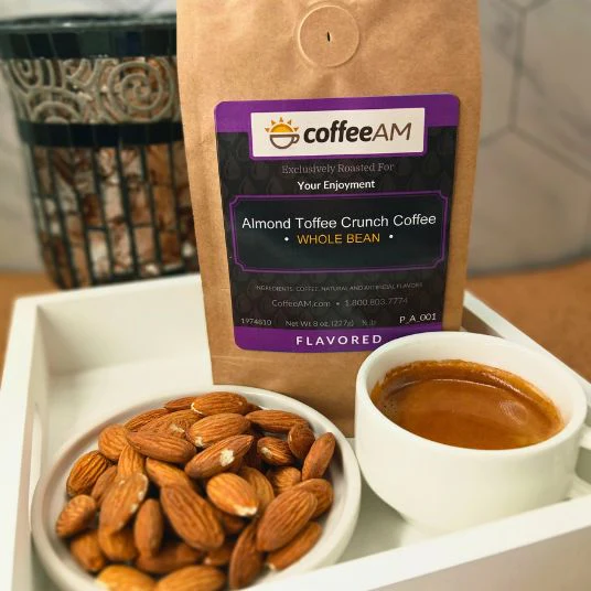 Almond Toffee Crunch Flavored Coffee - Image 3