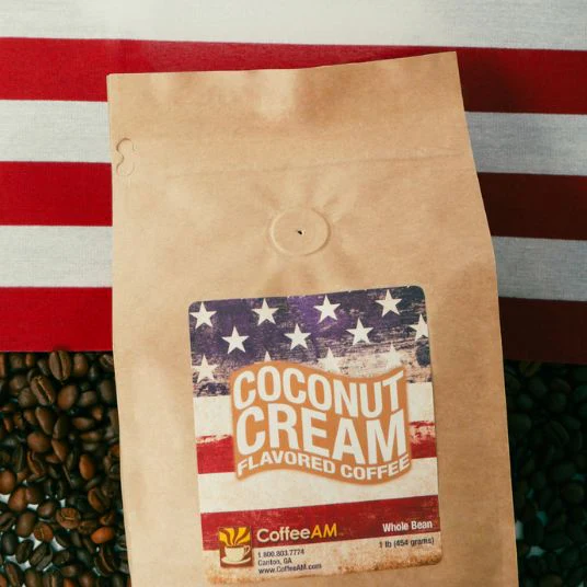 Coconut Cream Flavored Coffee (Patriotic Theme) - Image 3