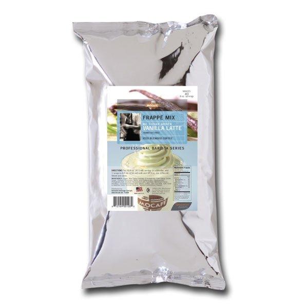 Mocafe No Sugar Added Vanilla Latte Frappe Mix, 3 lb Bag