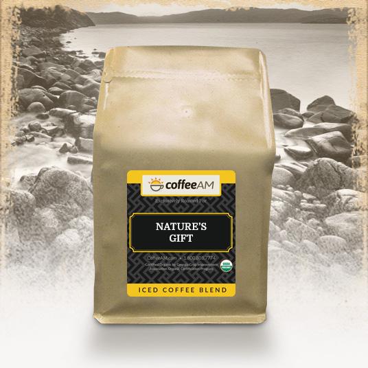 Decaf Nature's Gift, Organic Iced Coffee Blend