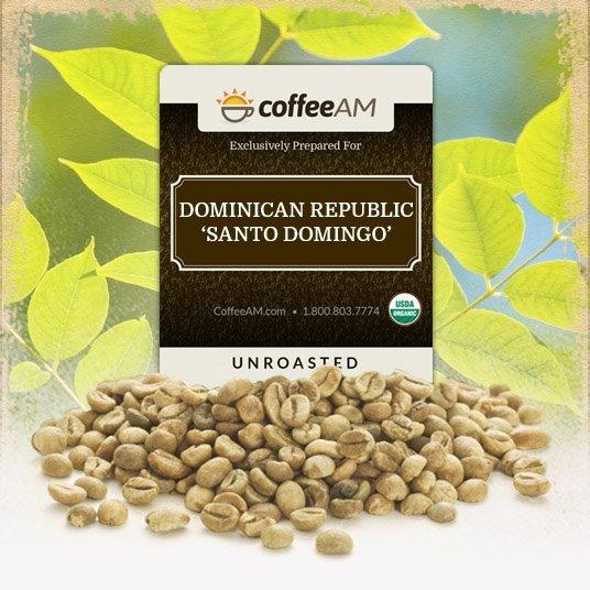 Organic 'Santo Domingo' Green Coffee