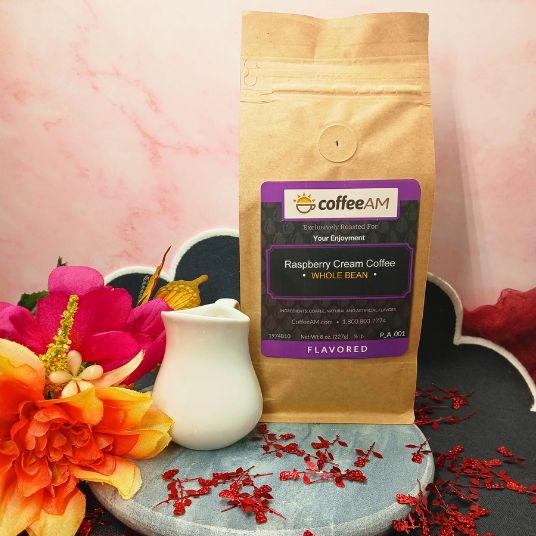 Raspberry Cream Flavored Coffee - Image 3