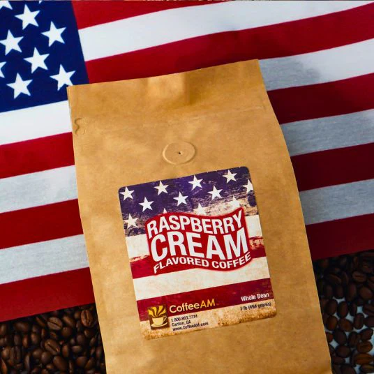 Raspberry Cream Flavored Coffee (Patriotic Theme) - Image 3