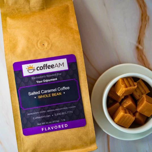 Salted Caramel Flavored Coffee - Image 3