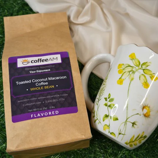 Toasted Coconut Macaroon Flavored Coffee - Image 3