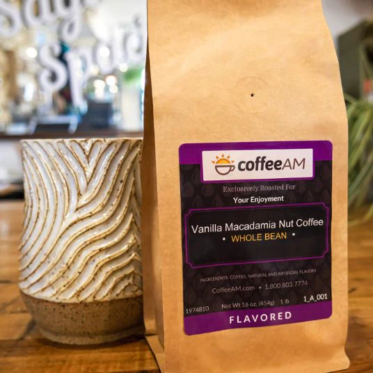 Vanilla Macadamia Nut Flavored Coffee - Image 3